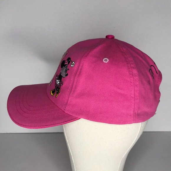 Disney Minnie Mouse Pink Sequin Girls Adjustable Hat - Picture 6 of 11